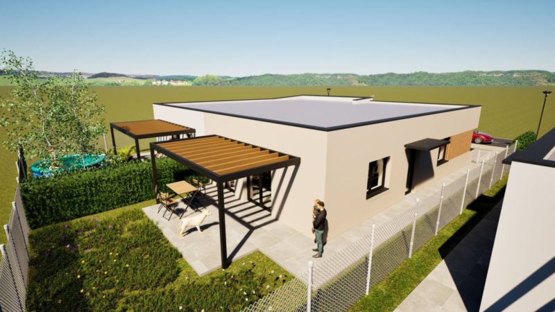Moderná novostavba rodinného domu so záhradou, Častkovce - 1